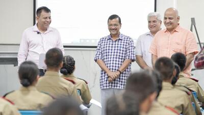 The Shaheed Bhagat Singh Armed Forces Preparatory School in Delhi will train students to join the armed forces, (Twitter/Arvind Kejriwal) The Shaheed Bhagat Singh Armed Forces Preparatory School in Delhi will train students to join the armed forces, (Twitter/Arvind Kejriwal)