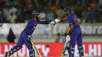 India are expected to make only a few changes to the side that played Pakistan last year. (AP) India are expected to make only a few changes to the side that played Pakistan last year. (AP)