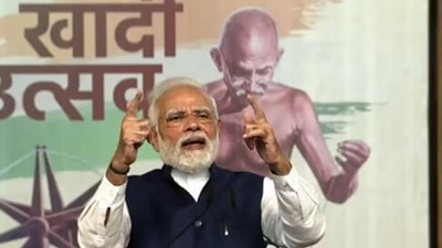 PM Modi attends ‘Khadi festival’, inaugurates Atal bridge