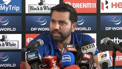 Rohit Sharma addresses the press ahead of India vs Pakistan Asia Cup match