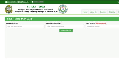 Telangana TS ICET Result 2022 declared at icet.tsche.ac.in, get link here Telangana TS ICET Result 2022 declared at icet.tsche.ac.in, get link here