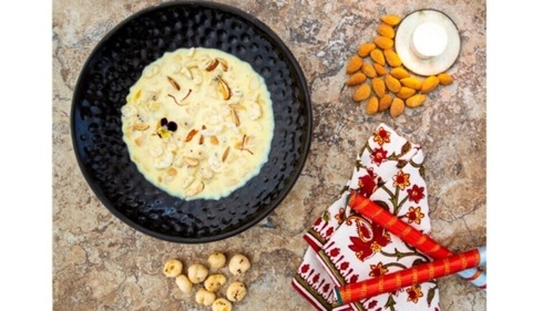 Almond and Makhana Kheer (Chef Manish Mehrotra) Almond and Makhana Kheer (Chef Manish Mehrotra)