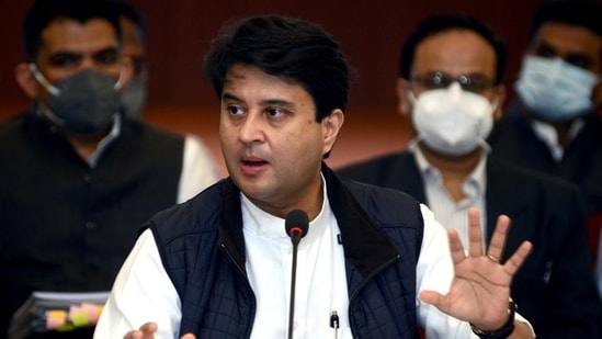 Civil aviation minister Jyotiraditya Scindia &nbsp;(ANI)