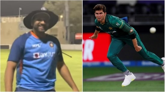 Rohit Sharma; Shaheen Afridi (YouTube/File)