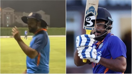 Rohit Sharma; Sanju Samson (YouTube/PTI)