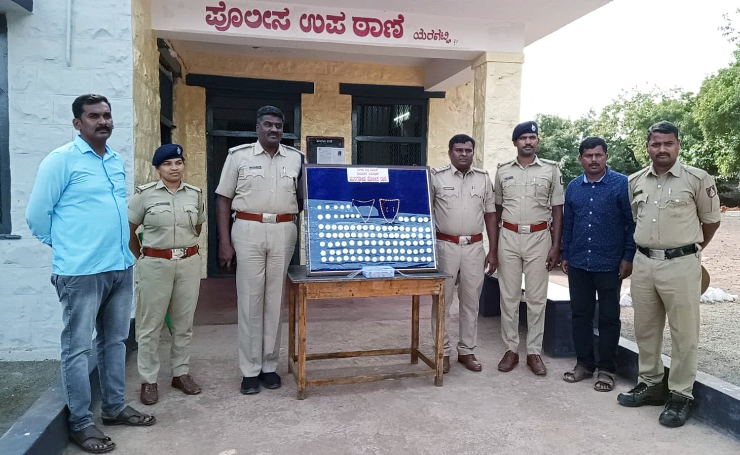 Police have arrested three accused in separate cases of drug peddling and theft.&nbsp; ( SP Belagavi/Twitter)