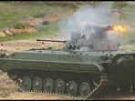 File photo of a BMP-II infantry combat vehicle. File photo of a BMP-II infantry combat vehicle.
