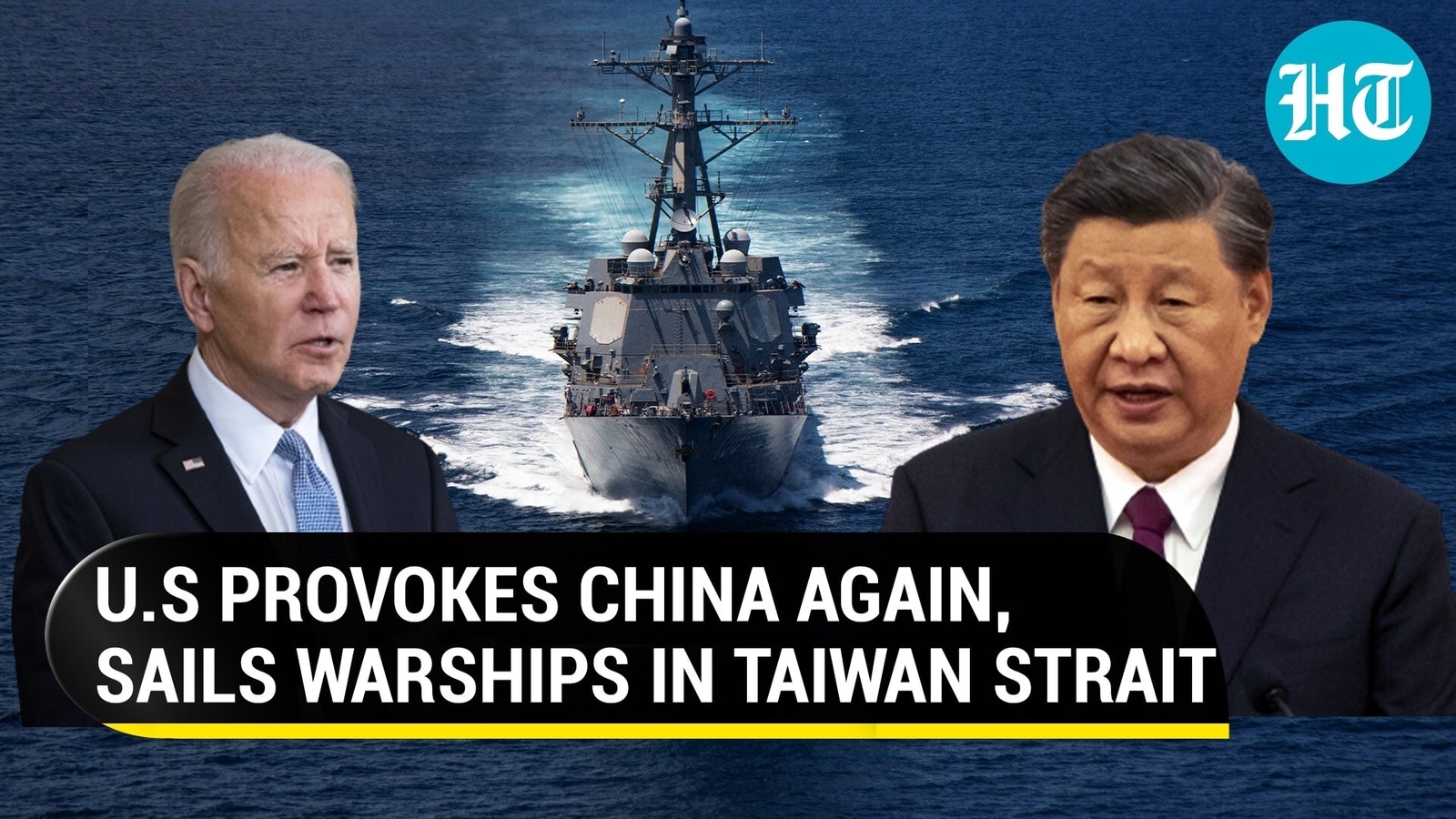 U.S warships sail Taiwan Strait for the first time since Pelosi visit ...