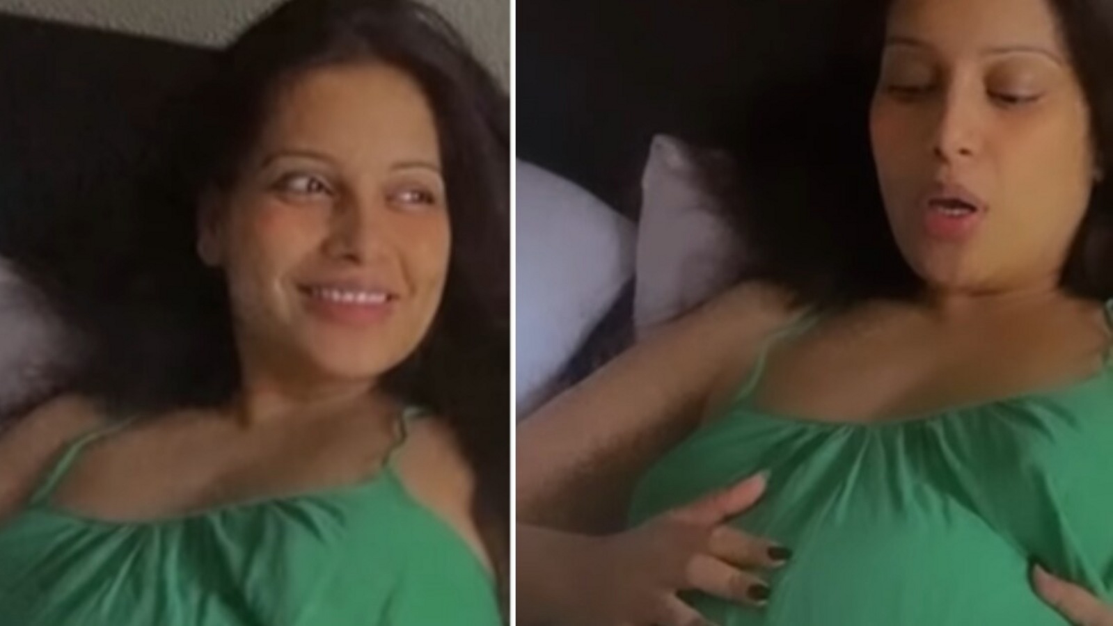 Bipasha Basusexvedeo - Bipasha Basu smiles as she cradles her baby bump. Watch | Bollywood -  Hindustan Times