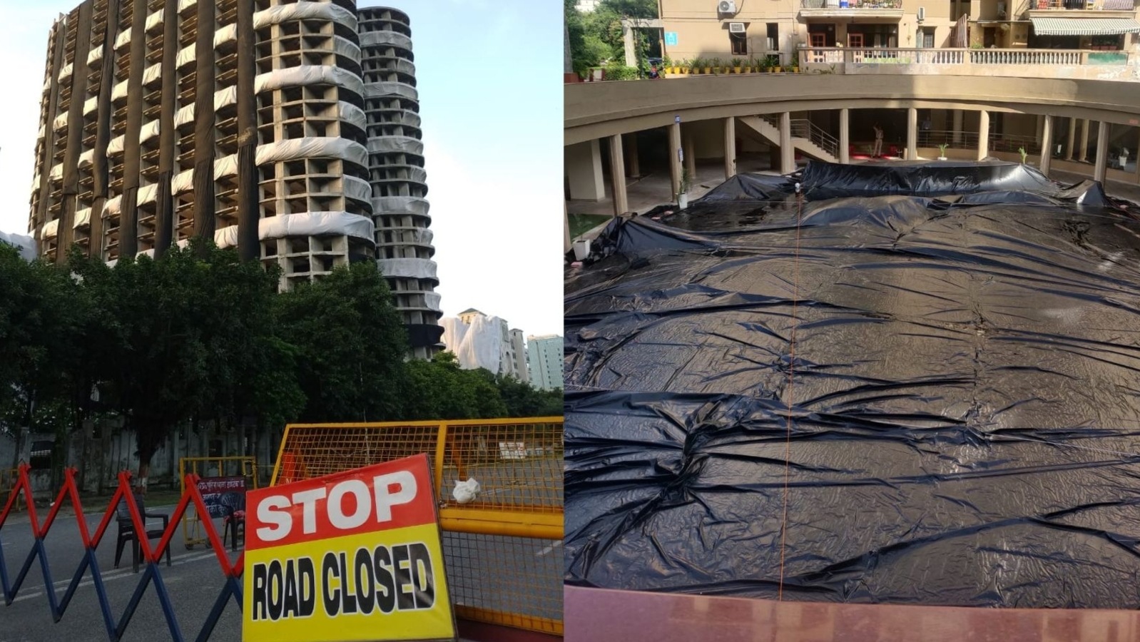 Noida Supertech twin towers: Ahead of demolition, visuals from the site