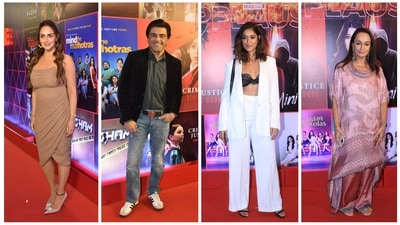 Esha Deol, Samir Soni, Ileana D'Cruz and Soni Razdan at the Applause Entertainment party. Esha recently starred in their web series Rudra - The Edge of Darkness. Soni Razdan had featured in Applause's Call My Agent. (Varinder Chawla) Esha Deol, Samir Soni, Ileana D'Cruz and Soni Razdan at the Applause Entertainment party. Esha recently starred in their web series Rudra - The Edge of Darkness. Soni Razdan had featured in Applause's Call My Agent. (Varinder Chawla)