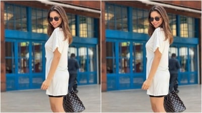 In tinted shades and a monochrome bag, Aamna aced the Sunday look to perfection. (Instagram/@aamnasharifofficial)