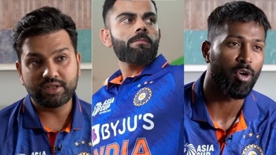 Rohit Sharma; Virat Kohli; Hardik Pandya Rohit Sharma; Virat Kohli; Hardik Pandya