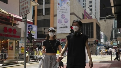 Hong Kong reports highest number of daily Covid-19 cases in five months (AP)