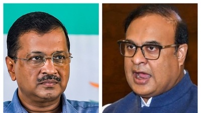 Kejriwal and Himanta Biswa Sarma debated on Twitter over education system. Kejriwal and Himanta Biswa Sarma debated on Twitter over education system. 