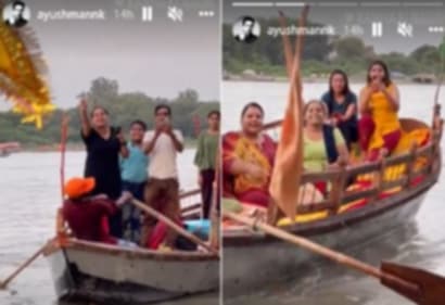 Ayushmann Khurrana shared a video on his Instagram handle. Ayushmann Khurrana shared a video on his Instagram handle.