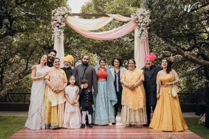 Sanah Kapur at her wedding. Sanah Kapur at her wedding. 
