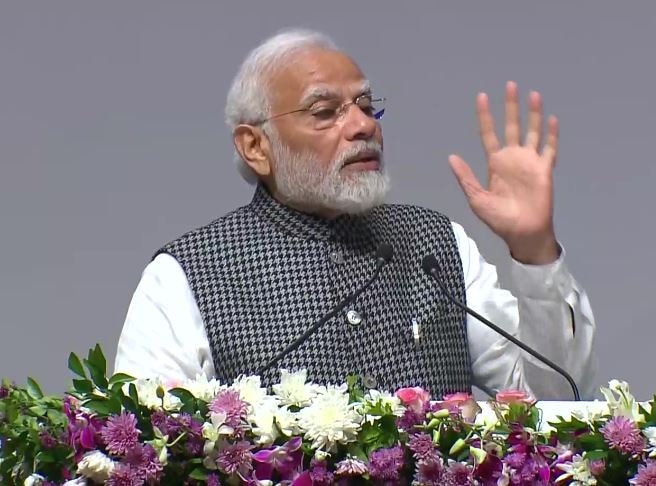 Prime Minister Modi lays foundation stones of Maurti Suzuki's projects in Gujarat and Haryana.&nbsp; (ANI Photo)