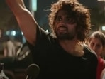 Vijay Deverakonda in a still from Liger. Vijay Deverakonda in a still from Liger. 