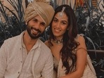 Mira Rajput with Shahid Kapoor attends Kunal Rawal's wedding in beauteous saree designed by bride Arpita Mehta (Instagram) Mira Rajput with Shahid Kapoor attends Kunal Rawal's wedding in beauteous saree designed by bride Arpita Mehta (Instagram)