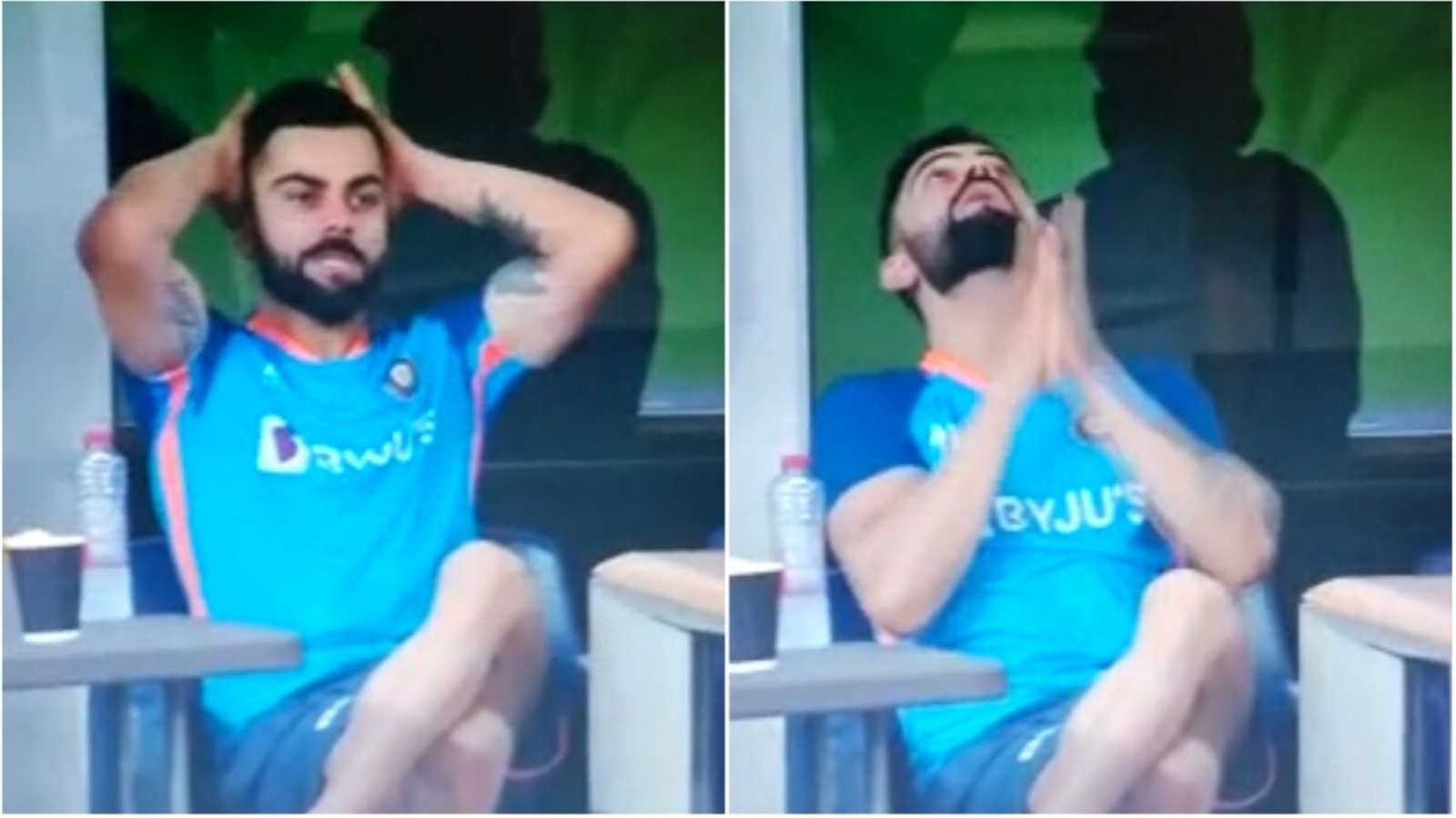 watch-kohli-looks-up-mouths-bach-gaye-in-million-dollar-reaction-to-jadeja-s-lbw-survival-in-india-vs-pakistan-game