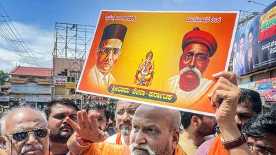 The lesson, “Kalavannu Geddavaru” is a travelogue written by author K T Gatti, narrating his experience about a visit to the Andaman cellular jail, where the Hindutva leader was imprisoned, news agency PTI reported. (PTI)