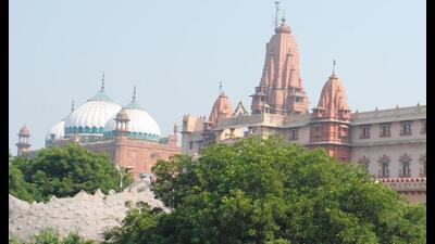 Krishna Janmabhoomi and Shahi Eidgah in Mathura. (File Photo)