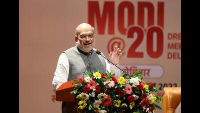 Union home minister Amit Shah. (ANI) Union home minister Amit Shah. (ANI)