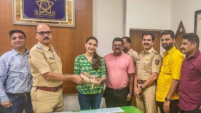Shroff later took to Twitter to express her appreciation for the Mumbai Police. (Twitter) Shroff later took to Twitter to express her appreciation for the Mumbai Police. (Twitter)