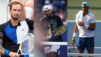 Daniil Medvedev; Nick Kyrgios; Rafael Nadal Daniil Medvedev; Nick Kyrgios; Rafael Nadal
