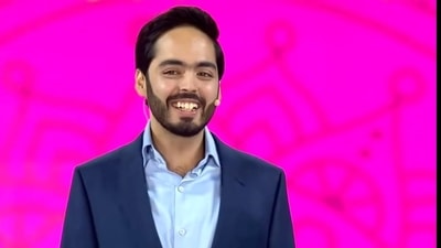 Anant Ambani to lead the energy sector at Reliance. (source: Screengrab/Jio YouTube channel) Anant Ambani to lead the energy sector at Reliance. (source: Screengrab/Jio YouTube channel)