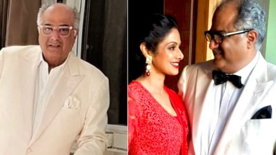 Boney Kapoor remembers Sridevi in new pics. Boney Kapoor remembers Sridevi in new pics.