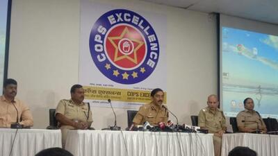 Pune police commissioner Amitabh Gupta at a press conference on Monday. To ensure peace during the festival, a 7,500-strong police force will be deployed on the city roads during Ganeshotsav. (HT) Pune police commissioner Amitabh Gupta at a press conference on Monday. To ensure peace during the festival, a 7,500-strong police force will be deployed on the city roads during Ganeshotsav. (HT)