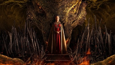 Mily Alcock in a promotional poster for House of the Dragon. Mily Alcock in a promotional poster for House of the Dragon.