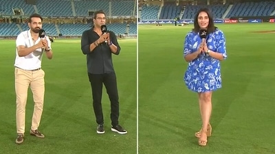Here's what caused Irfan Pathan, Wasim Akram and Mayanti Langer's sudden reaction (Screengrab) Here's what caused Irfan Pathan, Wasim Akram and Mayanti Langer's sudden reaction (Screengrab)
