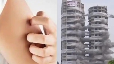 The rubble of demolished Supertech Twin Towers will take months to clear The rubble of demolished Supertech Twin Towers will take months to clear