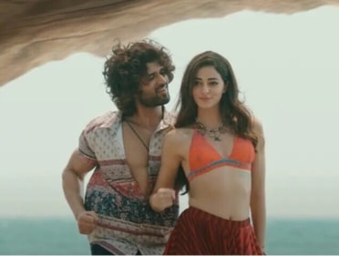 Vijay Deverakonda and Ananya Panday in a still from Liger. Vijay Deverakonda and Ananya Panday in a still from Liger. 