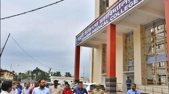 The Dhubri Medical College, Assam’s 9th government-run medical college, will start classes from this year. (Twitter/keshab_mahanta)