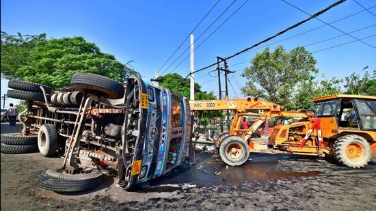 At 77.2%, Ludhiana’s fatality rate in road mishaps fifth-highest in country (HT Filr)