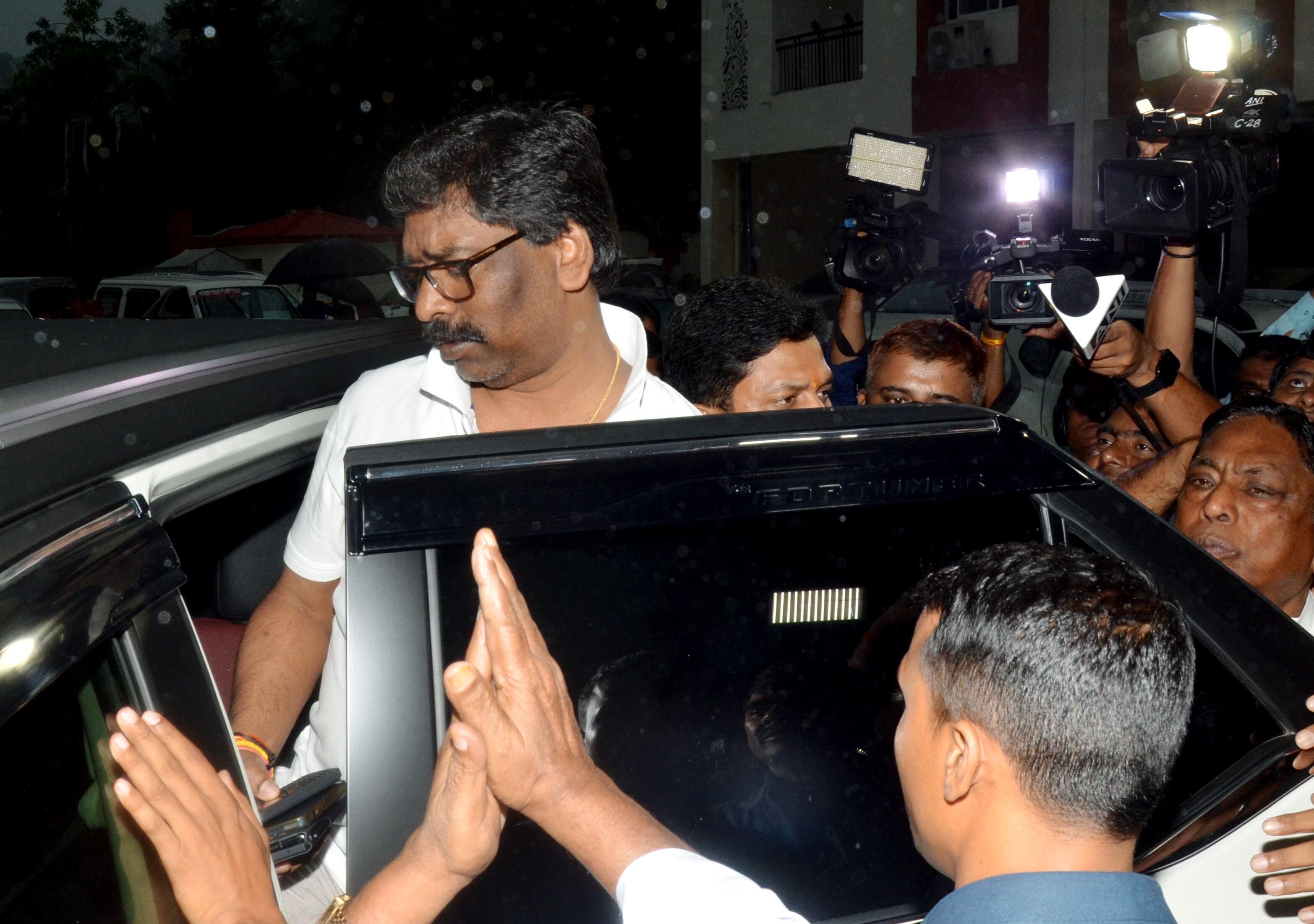 Jharkhand chief minister Hemant Soren. (ANI Photo) (Somnath Sen) Jharkhand chief minister Hemant Soren. (ANI Photo) (Somnath Sen)