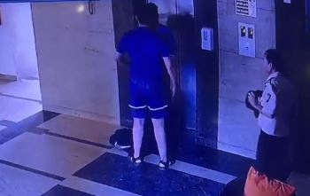 A purported video of the incident went viral on social media. (Screengrab/Twitter)