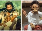 Ganpati idols inspired by Allu Arjun's look from Pushpa: The Rise. Ganpati idols inspired by Allu Arjun's look from Pushpa: The Rise.