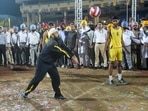 Punjab Chief Minister Bhagwant Mann during inauguration of 'Kheda Vatan Punjab Diyan' sports and games, in Jalandhar on Monday, August 29. (PTI) Punjab Chief Minister Bhagwant Mann during inauguration of 'Kheda Vatan Punjab Diyan' sports and games, in Jalandhar on Monday, August 29. (PTI)
