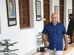 Delhi deputy chief minister Manish Sisodia arrives for a special session of the Delhi Legislative Assembly on Tuesday.(PTI) Delhi deputy chief minister Manish Sisodia arrives for a special session of the Delhi Legislative Assembly on Tuesday.(PTI)
