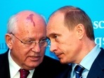 Mikhail Gorbachev stood on a centrist platform in the 1996 presidential election but received less than one percent of the vote.(AP) Mikhail Gorbachev stood on a centrist platform in the 1996 presidential election but received less than one percent of the vote.(AP)
