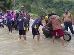 A screengrab from the video shared by Uttarakhand Police.