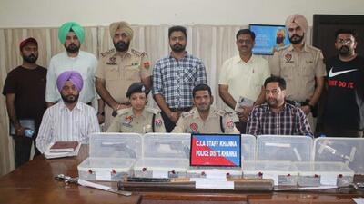 City Khanna police station and Crime Investigation Agency arrested 12 members of Moosa gang with illegal pistols, cartridges in Ludhiana. (HT File) City Khanna police station and Crime Investigation Agency arrested 12 members of Moosa gang with illegal pistols, cartridges in Ludhiana. (HT File)