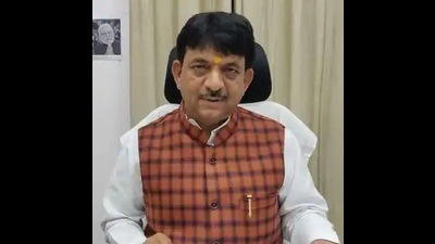 Minister of state in Uttar Pradesh for vocational education and skill development, Kapil Dev Agarwal (file) Minister of state in Uttar Pradesh for vocational education and skill development, Kapil Dev Agarwal (file)