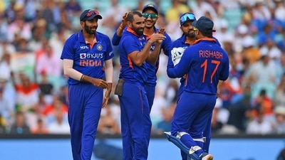 Mohammed Shami (second from left) was not picked in India's Asia Cup squad (BCCI Twitter) Mohammed Shami (second from left) was not picked in India's Asia Cup squad (BCCI Twitter)