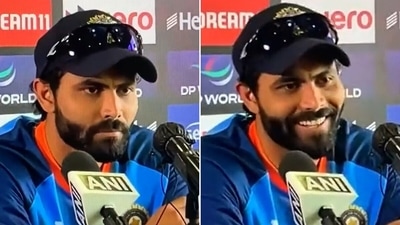 Ravindra Jadeja was on fire. (Press Conference) Ravindra Jadeja was on fire. (Press Conference)